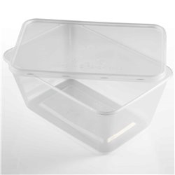 Clear Microwave Container And Lids 1000ml
