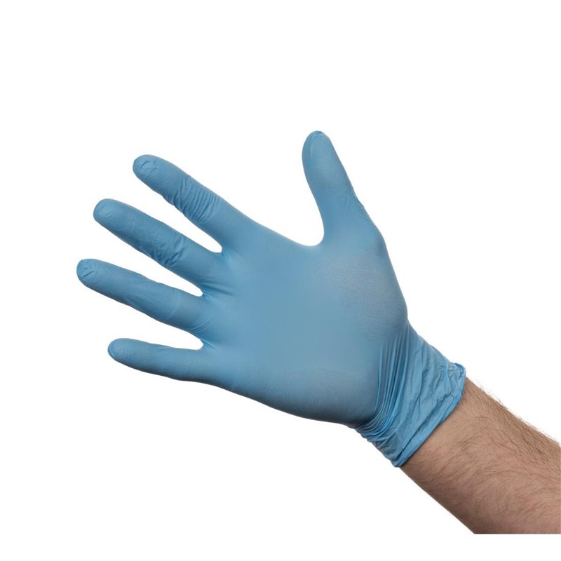 Nitrile Gloves Blue X 100 P/F