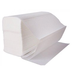 Z Fold Hand Towel White