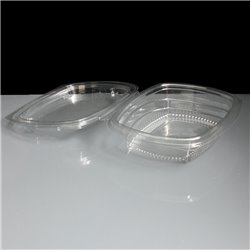 375cc Clear Hinged Container X 500