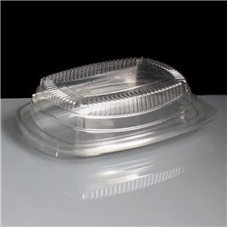 375cc Clear Hinged Container X 500